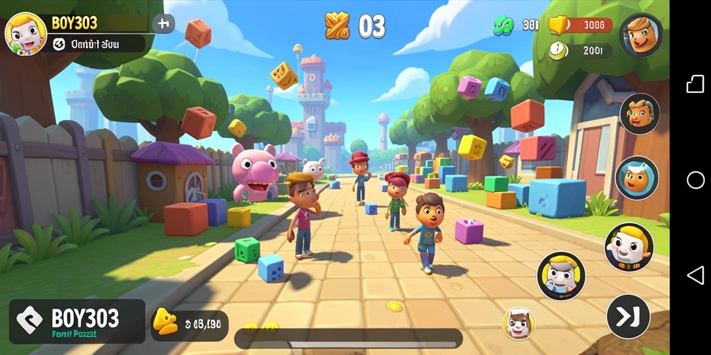 Tampilan gameplay BOY303 yang menampilkan tantangan Puzzle yang mengasyikkan.