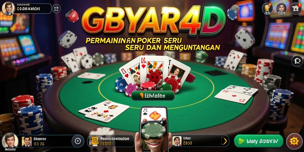 Tampilan gameplay Poker yang menarik di GEBYAR4D.