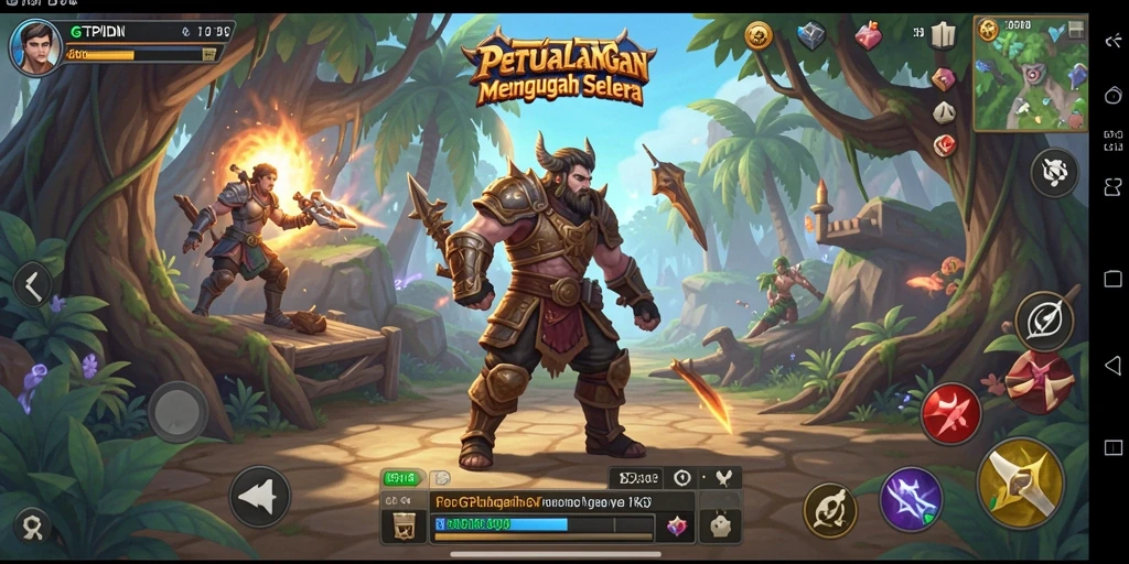 Tampilan gameplay RPG yang menakjubkan di GTPIDN.
