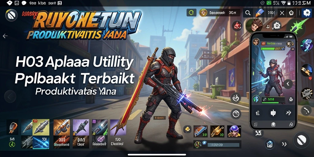 Tampilan utama H03 dengan fitur dan antarmuka pengguna yang intuitif.