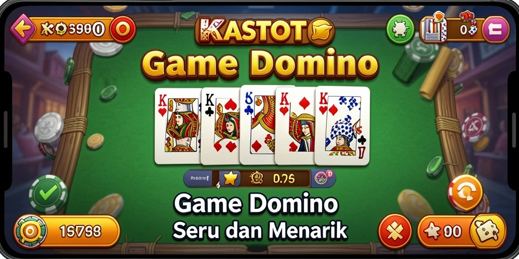 Tampilan gameplay seru dari KASTOTO yang menghibur.