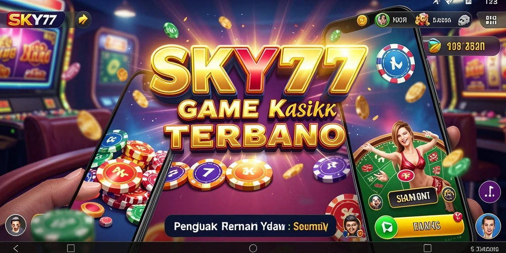 Tampilan screenshot utama SKY77 menampilkan gameplay Kasino yang mendebarkan.