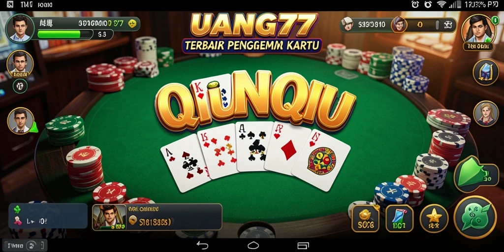 Tampilan gameplay QiuQiu yang mengasyikkan di UANG77.